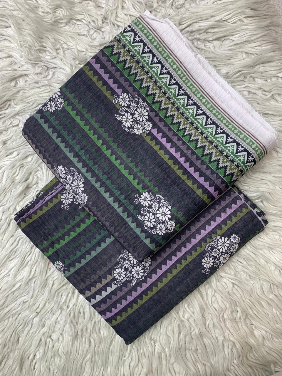 SAPPHIRE 2Pc Lawn Bana Dora Unstitched Suit Vol-0127