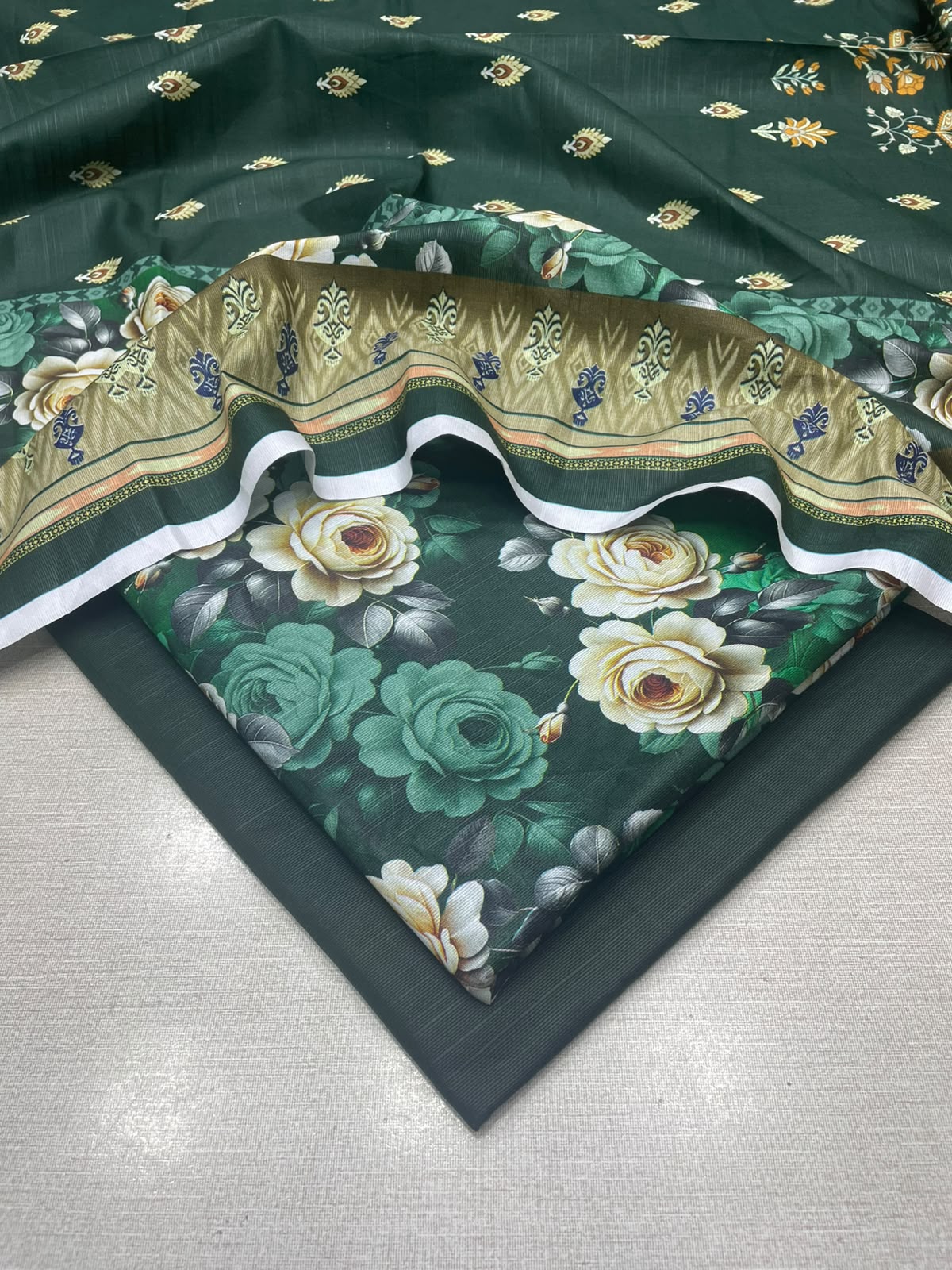 3Pc Slub Khaddar Unstitched Suit 24