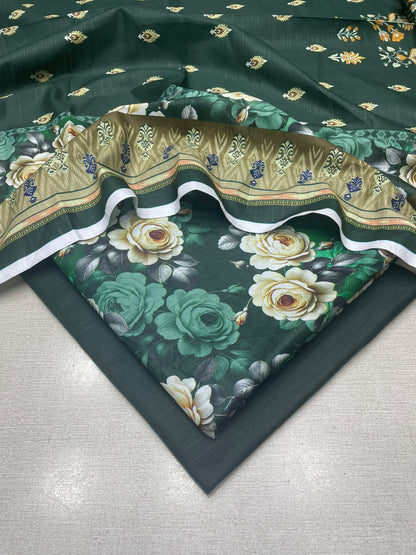 3Pc Slub Khaddar Unstitched Suit 24