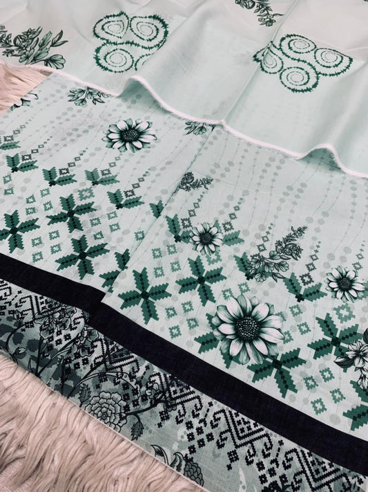 2Pc Lawn Kameez & Dupatta Vol-3205