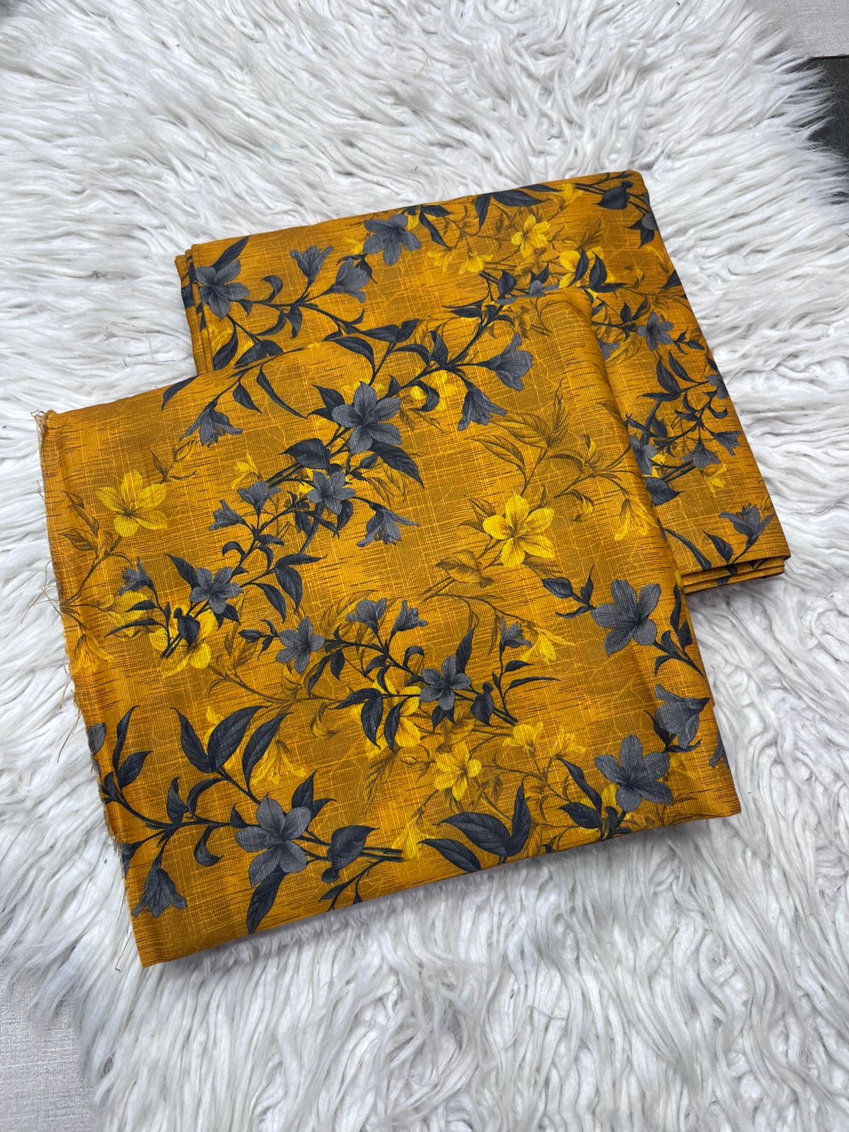 2Pc Slub Khaddar Allover Suit - 0091