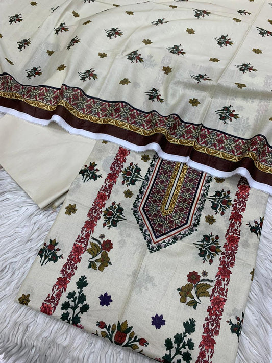 90x88 3Pc Lawn Suit Vol-0162