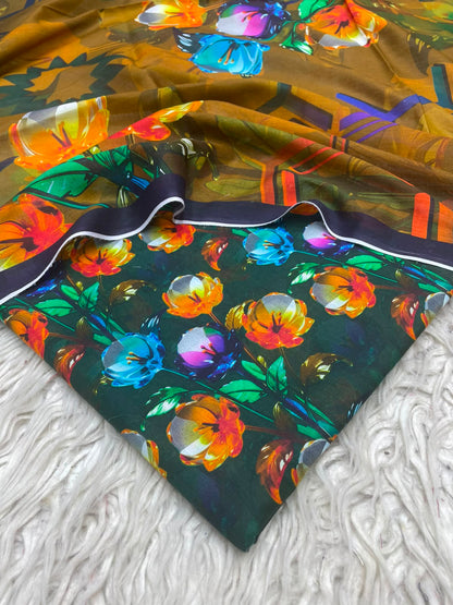 3Pc Same Digital Printed Lawn Suit 879