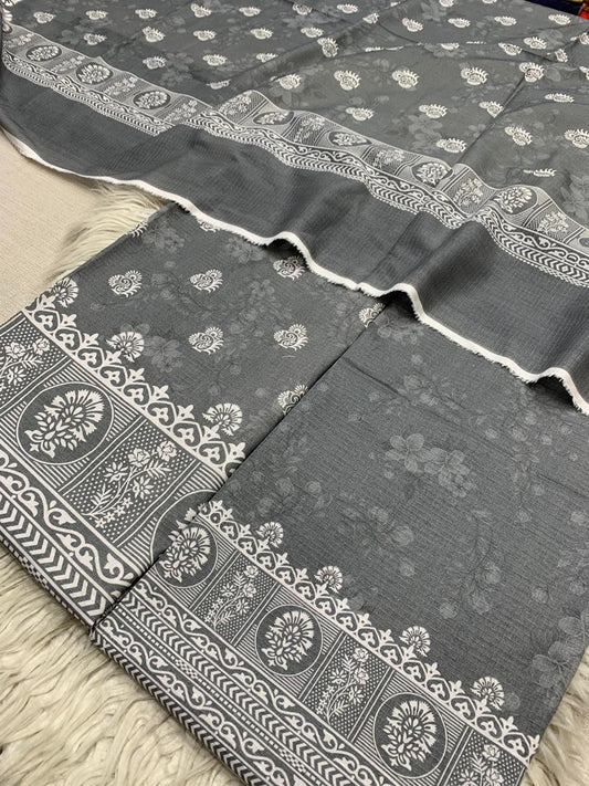 2Pc Sapphire Lawn Bana Dora Kameez & Duppata Vol-3204