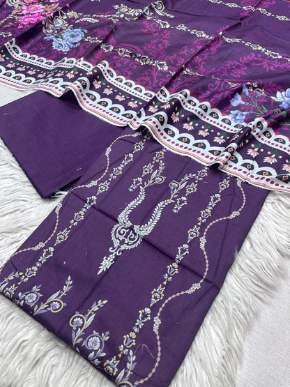 2Pc Lawn Kameez & Trouser Vol-0040