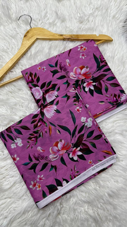 2Pc Lawn Allover Suit #40729