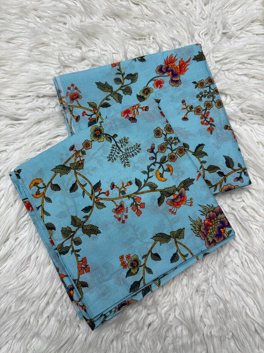 90x88 2Pc Lawn Allover Suit #804