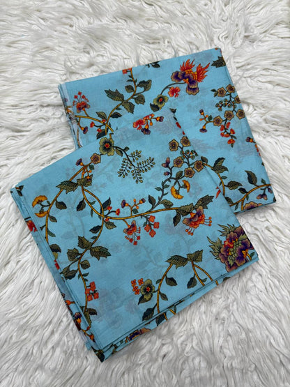 90x88 2Pc Lawn Allover Suit #804