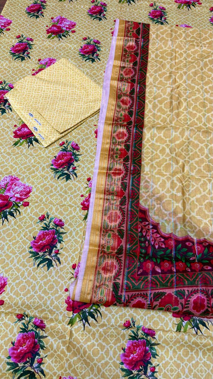 3Pc Stylo Lawn Allover Printed Vol-0011
