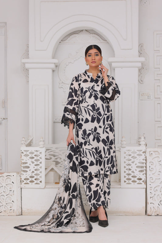 3 Peice Supima Lawn - #40410