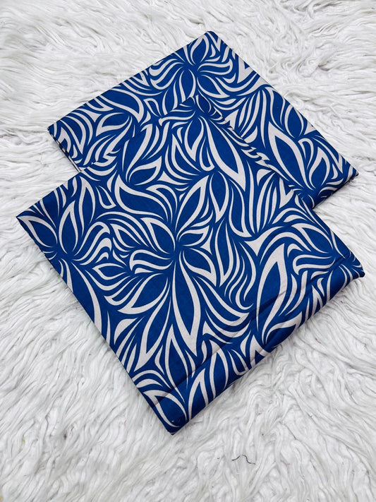 2Pc Crystal Linen Allover Suit Vol-0121