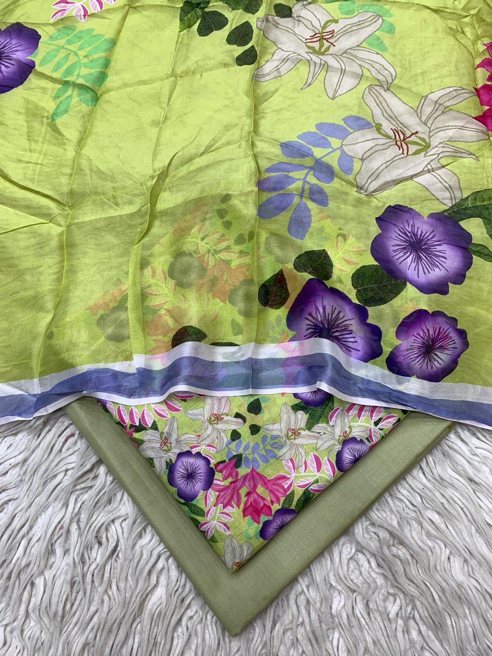 90x88 3Pc Premium Lawn Suit Vol-005