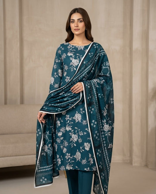 3Pc Zobia Lawn Unstitched Suit 29