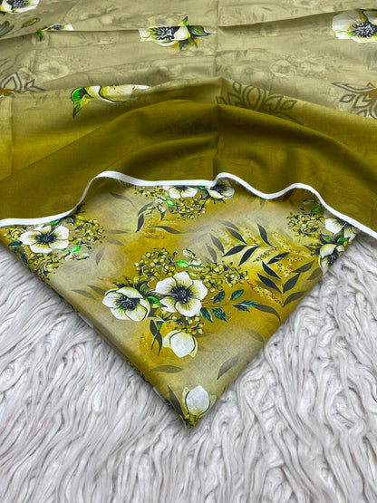 3Pc Same Digital Printed Lawn Suit 878