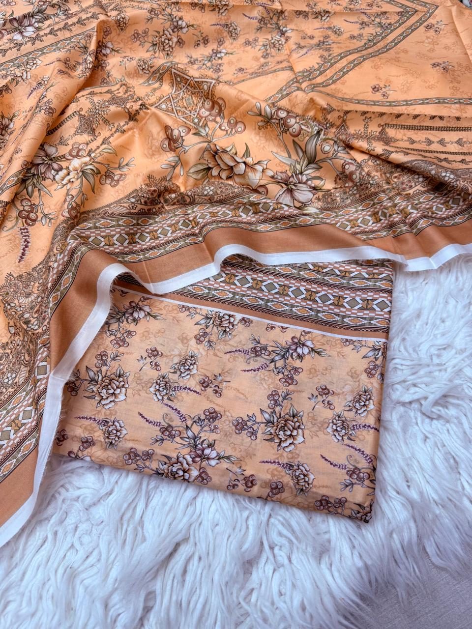 2Pc Al Karam Kameez & Dupatta Vol-66