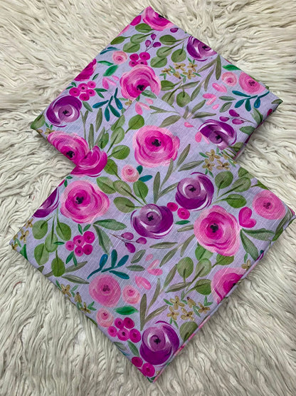 2Pc Bana Dora Print Lawn Suit Vol-495