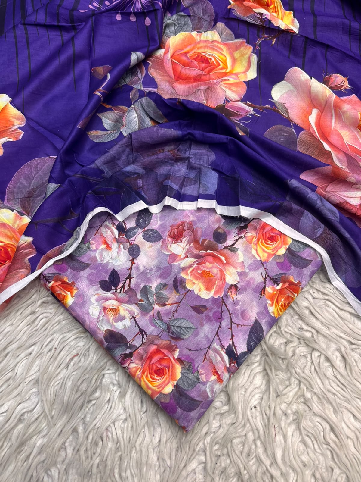 3Pc Same Digital Printed Lawn Suit 15