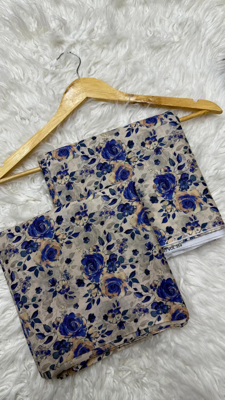 2Pc Lawn Allover Suit #40696