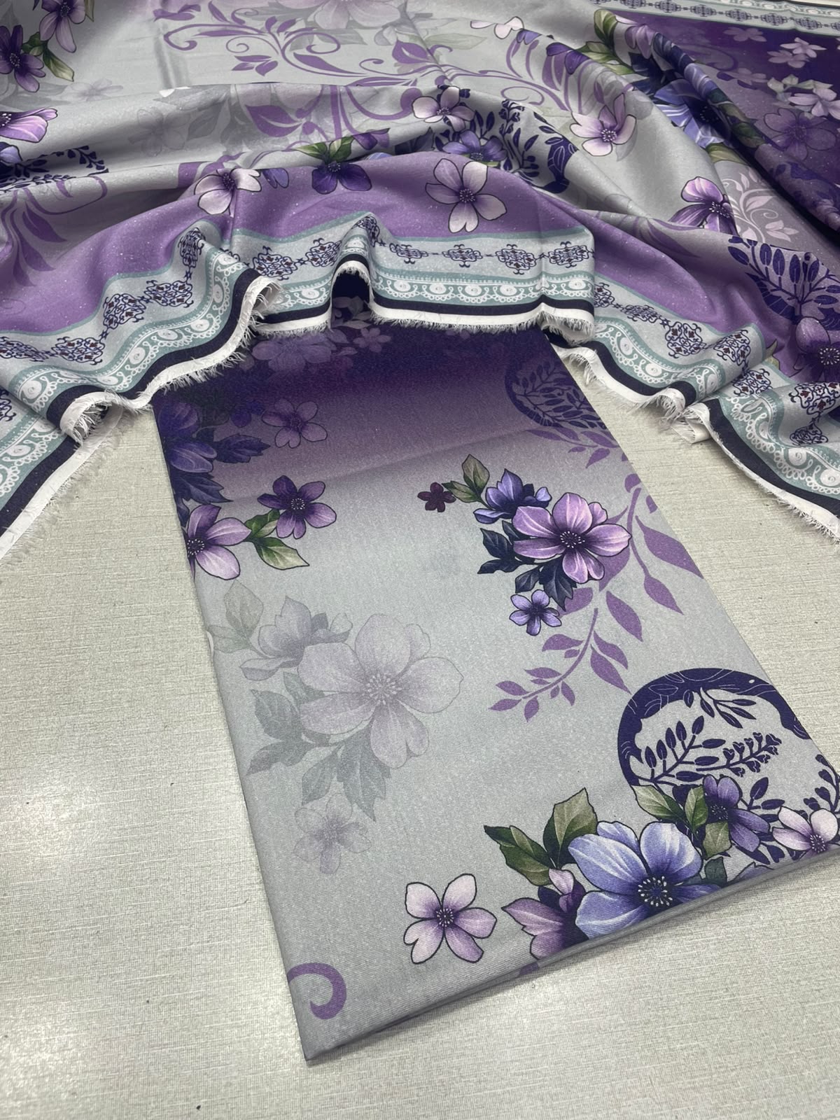 2Pc Karandi Kameez & Dupatta Unstitched Suit 66