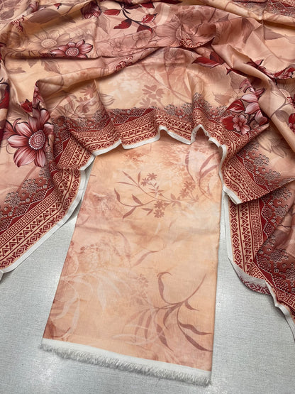 2Pc Staple Viscose Kameez & Dupatta 64