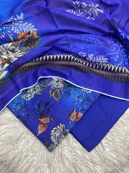 3Pc Zobia Lawn Unstitched Suit 29