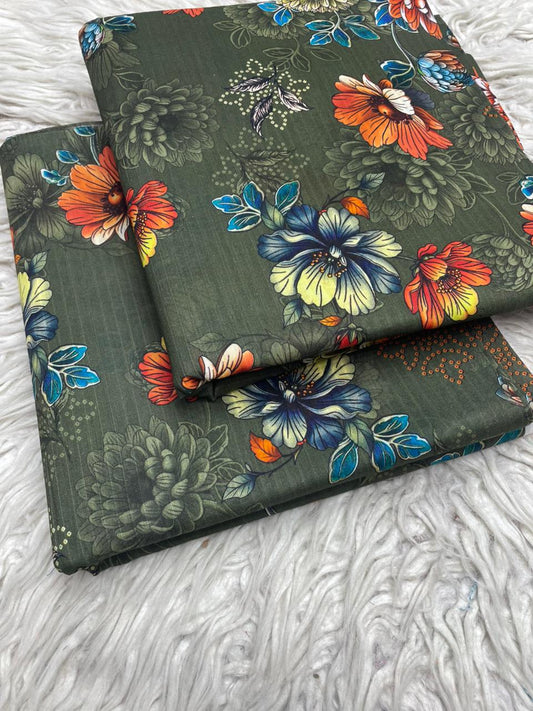 2Pc Lawn Bana Dora Digital Printed Suit Vol-21C