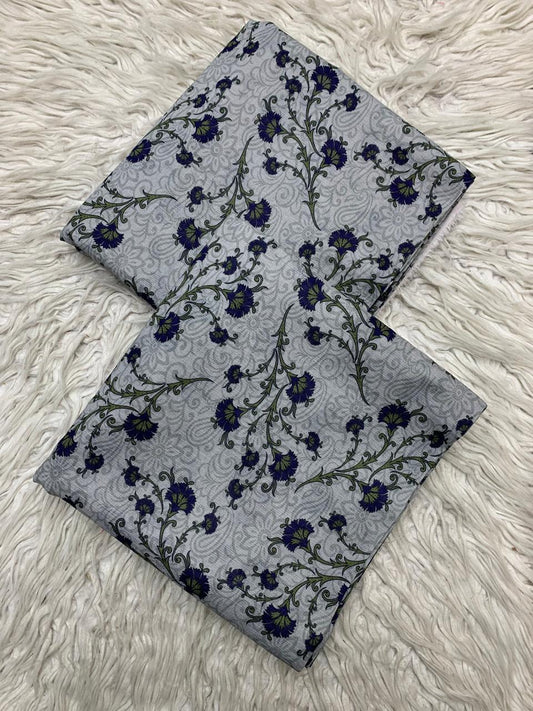 2Pc Sapphire Lawn Bana Dora Allover Unstitched Suit Vol-479