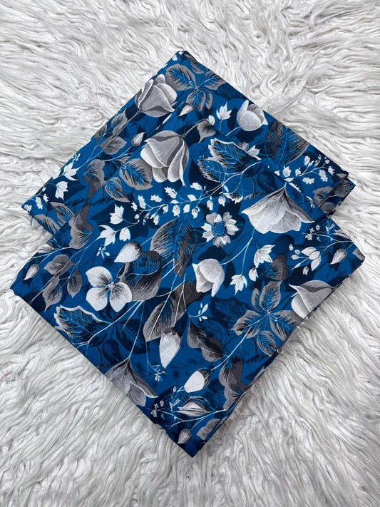 2Pc Bana Dora Linen Allover Suit Vol-6181