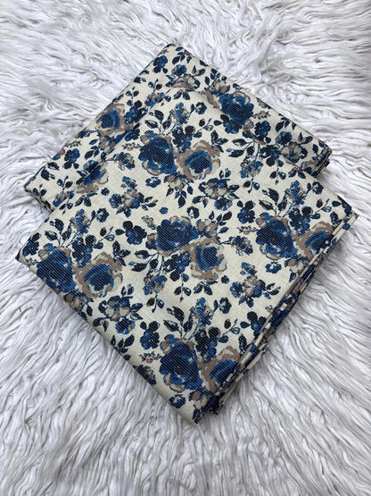 2Pc Chamki Khaddar Unstitched Suit Vol-0136