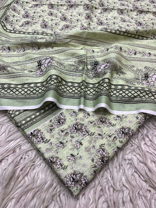 2Pc Lawn Tana  Dora Kameez & Duppata Printed Suit  Vol-3215