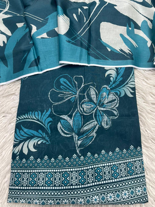 2Pc Lawn Kameez & Duppata Printed Suit  Vol-09