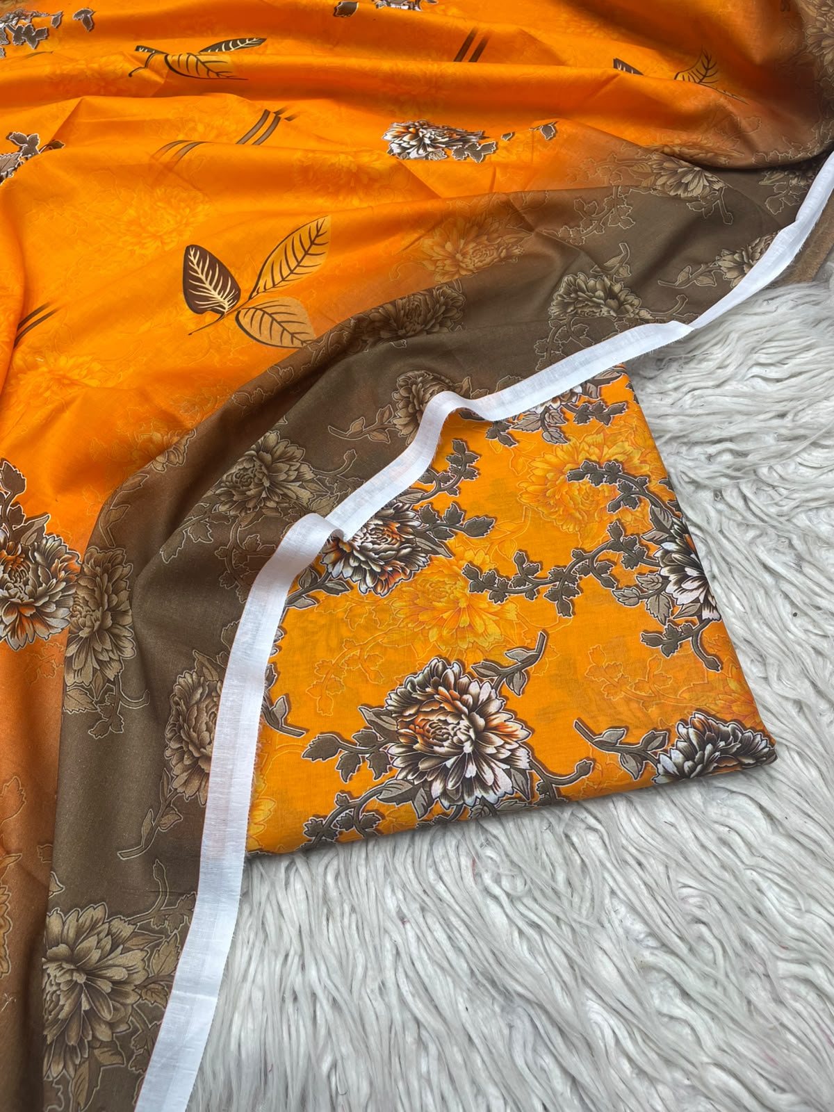 3Pc Same Digital Printed Lawn Suit 878