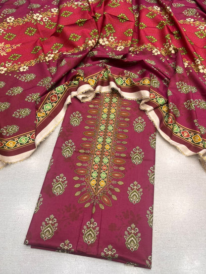 2Pc Staple Shamray Kameez & Dupatta Suit 79
