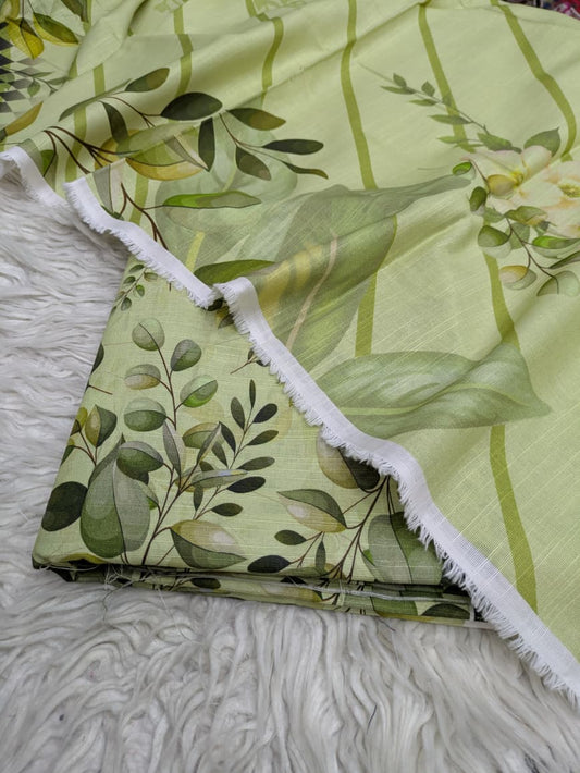 3PC Slub Khaddar Allover Suit - 0083