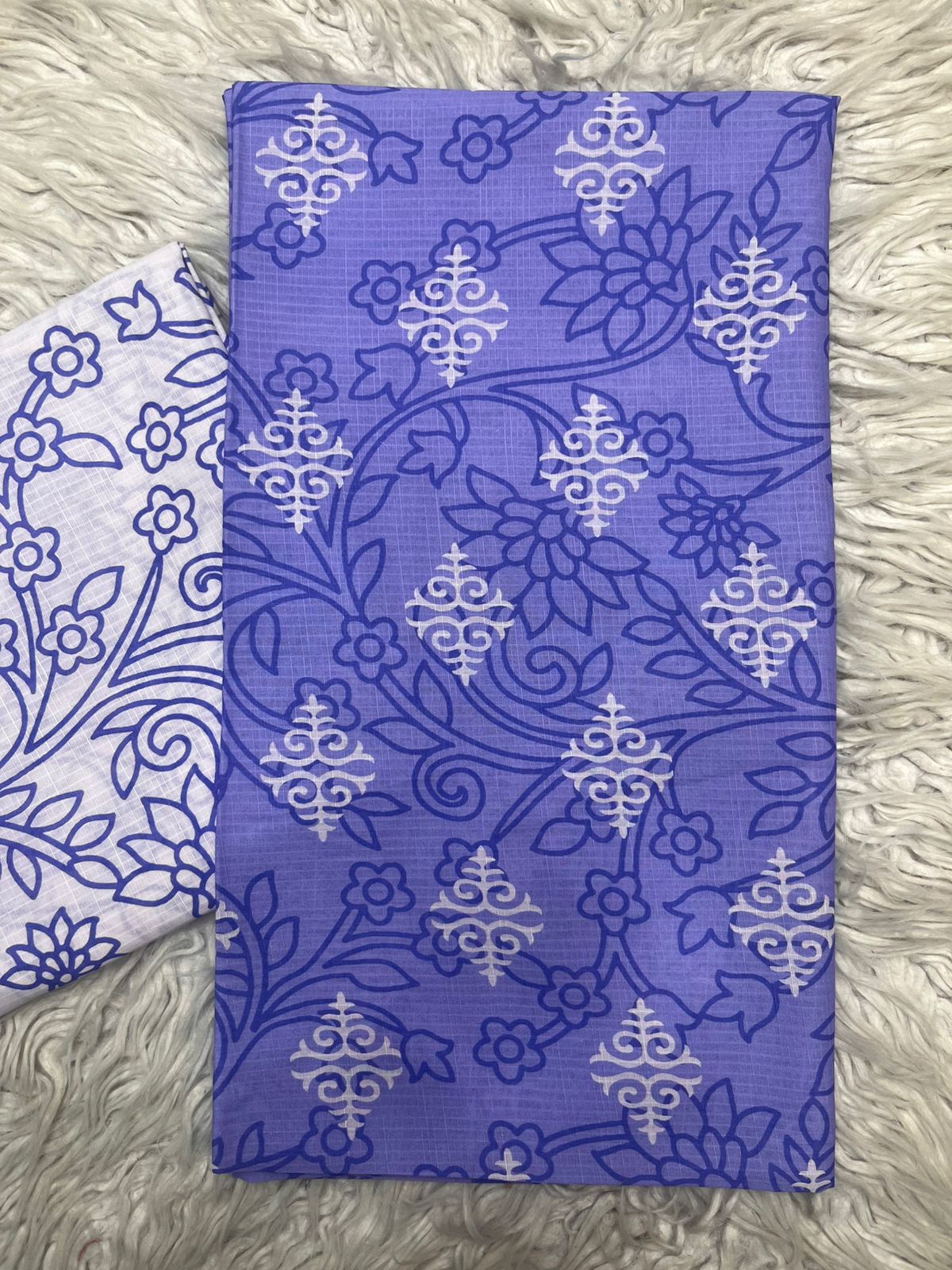 2pc Lawn Bana Dora Kameez & Trouser Suit Vol-1073