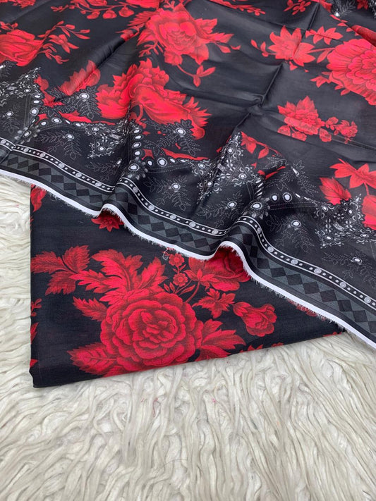 Bin Saeed 3Pc Lawn Suit Vol-0163