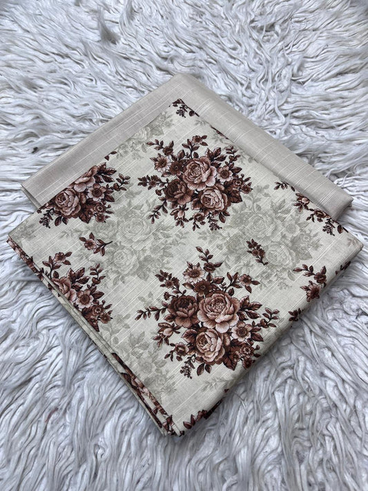 2Pc Kameez & Trouser Slub Khaddar Suit Vol-0137