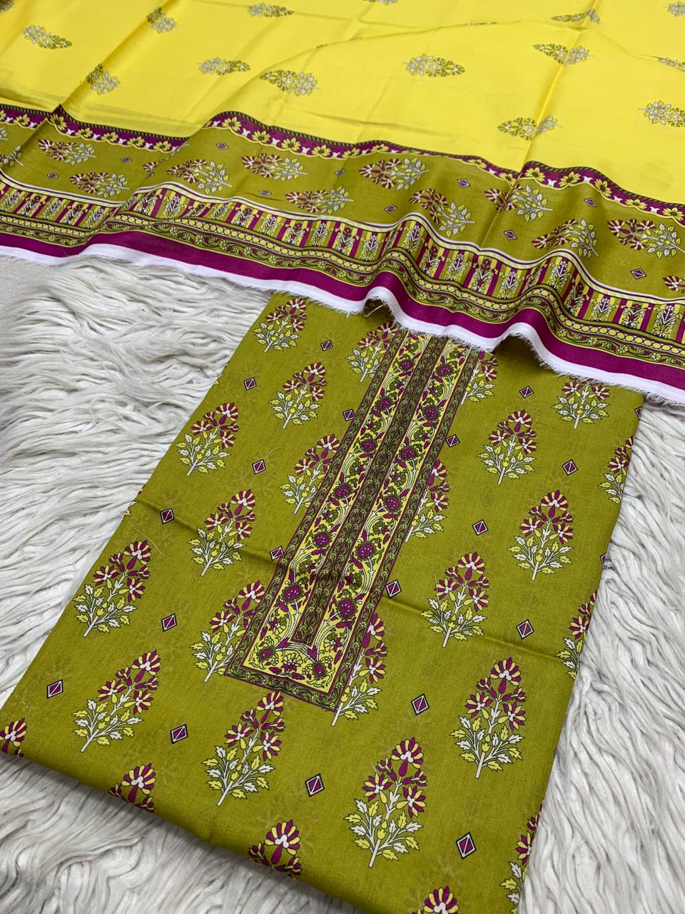 SAPPHIRE 2Pc Lawn Kameez & Dupatta Unstitched Suit Vol-0150