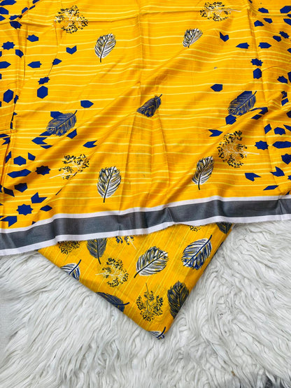 3 PC Lawn Digital Printed Unstitched Suit D#29989