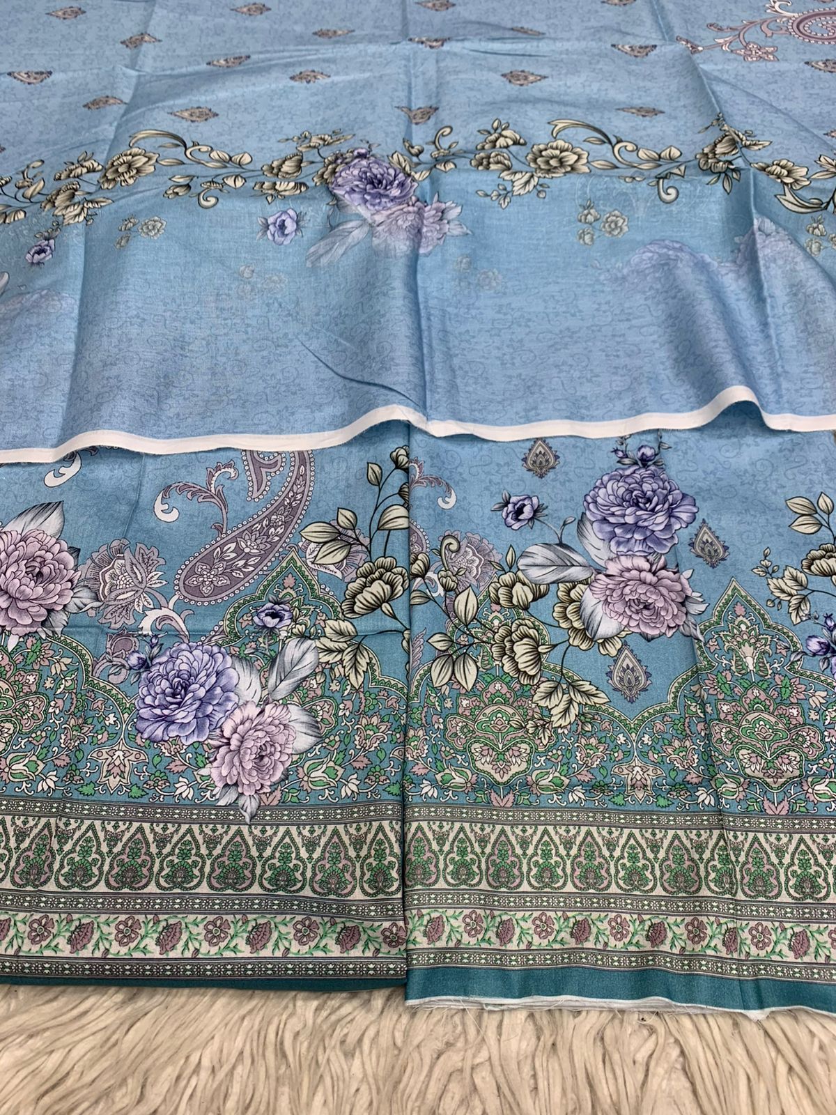 2Pc Lawn Kameez & Dupatta Vol-3199