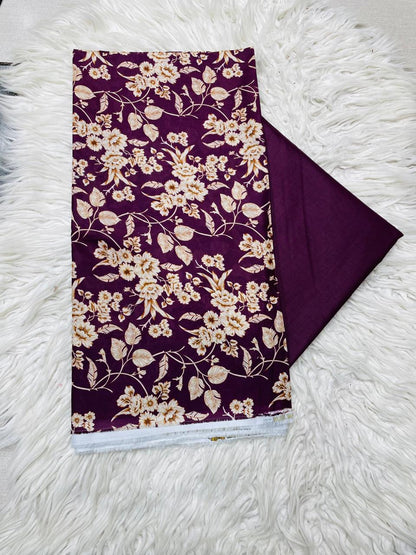 2 PC LAWN KAMEEZ & TROUSER DIGITAL PRINTED SUIT VOL-0061