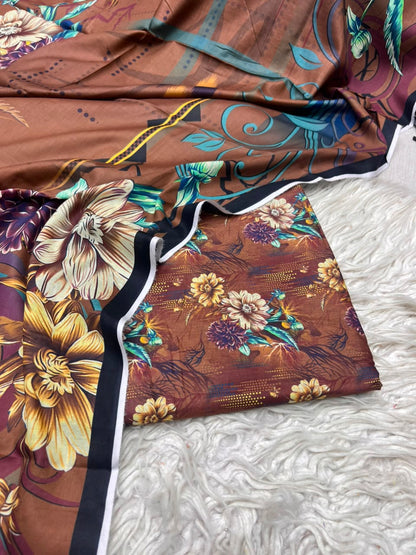 3Pc Same Digital Printed Lawn Suit 15