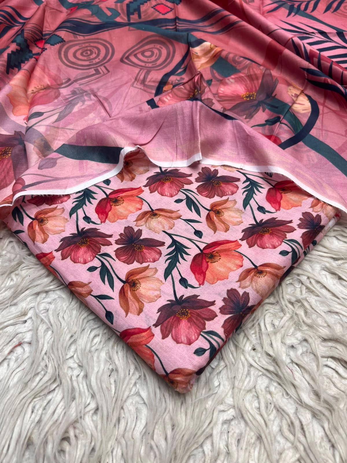 3Pc Same Digital Printed Lawn Suit 15