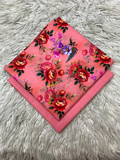 2Pc Printed Lawn Unstitched Suit 15