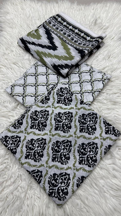3Pc Supima Lawn Suit  - #41053