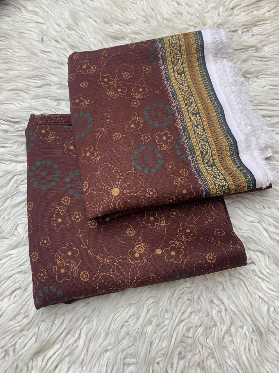 SAPPHIRE 2Pc Lawn Bana Dora Unstitched Suit Vol-0127