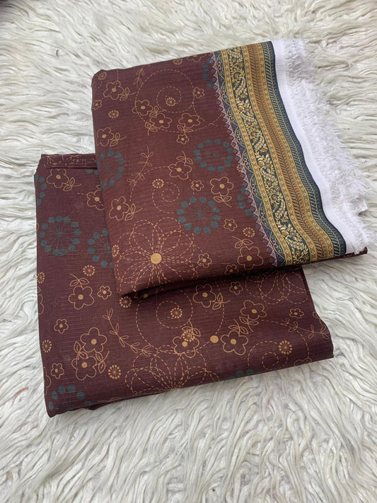 SAPPHIRE 2Pc Lawn Bana Dora Unstitched Suit Vol-0127