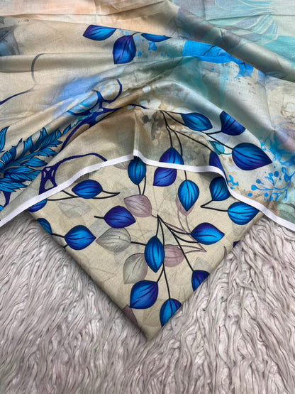 3Pc Same Digital Printed Lawn Suit 15