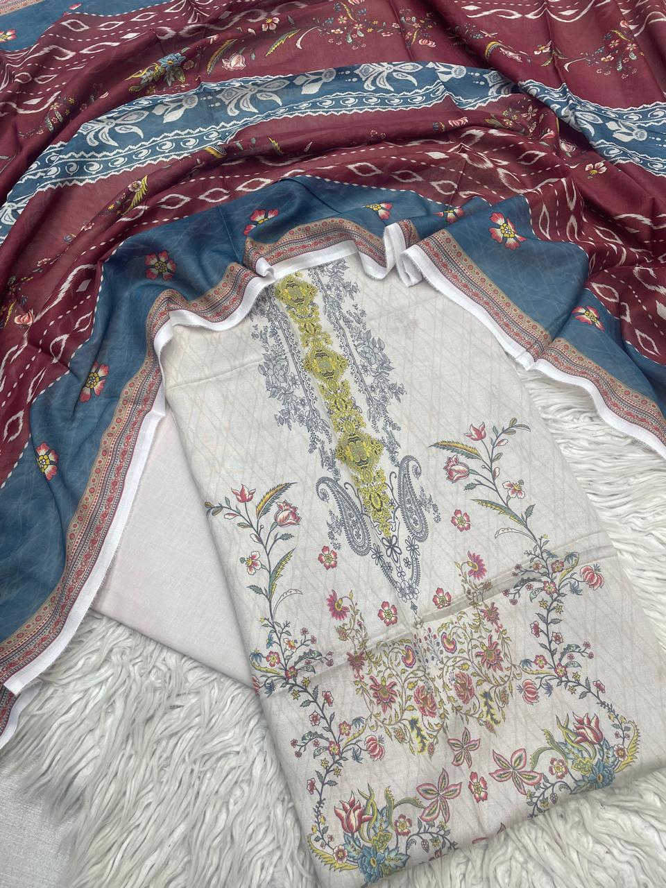 Noura 3Pc Premium Lawn 0128