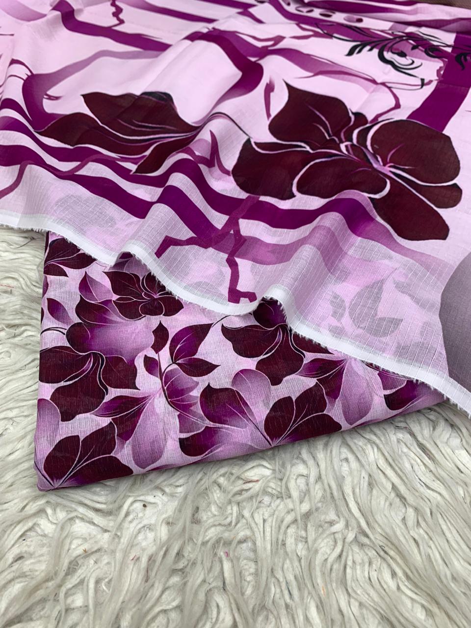 3Pc Lawn Bana Dora Suit Vol-0172